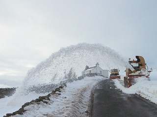 Snow Blower over Howhill