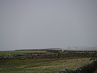 Approaching snow squall, closer view